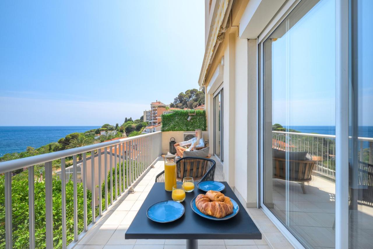 Proche Monaco, Vue Mer Et Acces A La Plage Saint-Antoine  Eksteriør bilde